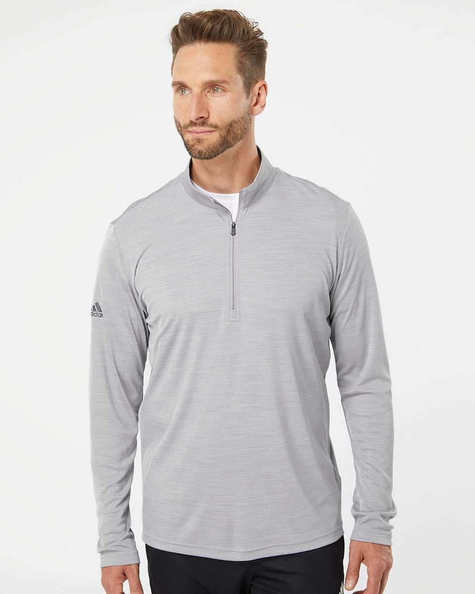 Lightweight Mélange Quarter-Zip Men's Pullover - Adidas A475