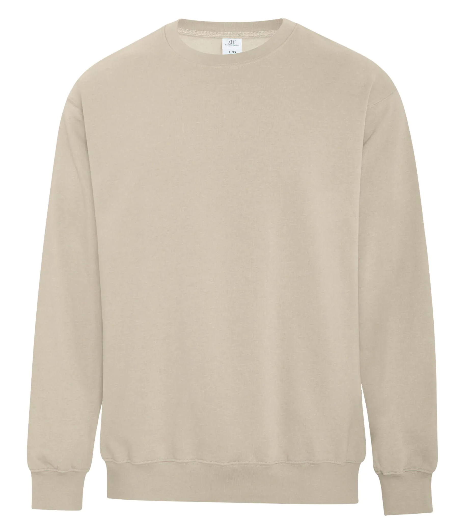 Adult Sweatshirt -Earth Wash Fleece Crewneck- ATC F6400