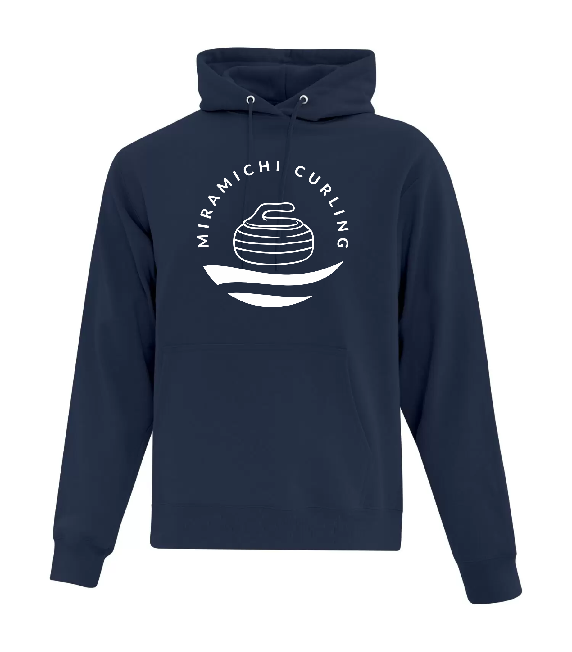 Cotton Hoodie - Miramichi Curling Club - 2024-25