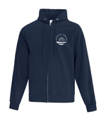 Full Zip-Up Cotton Hoodie - Miramichi Curling Club - 2024 - 25