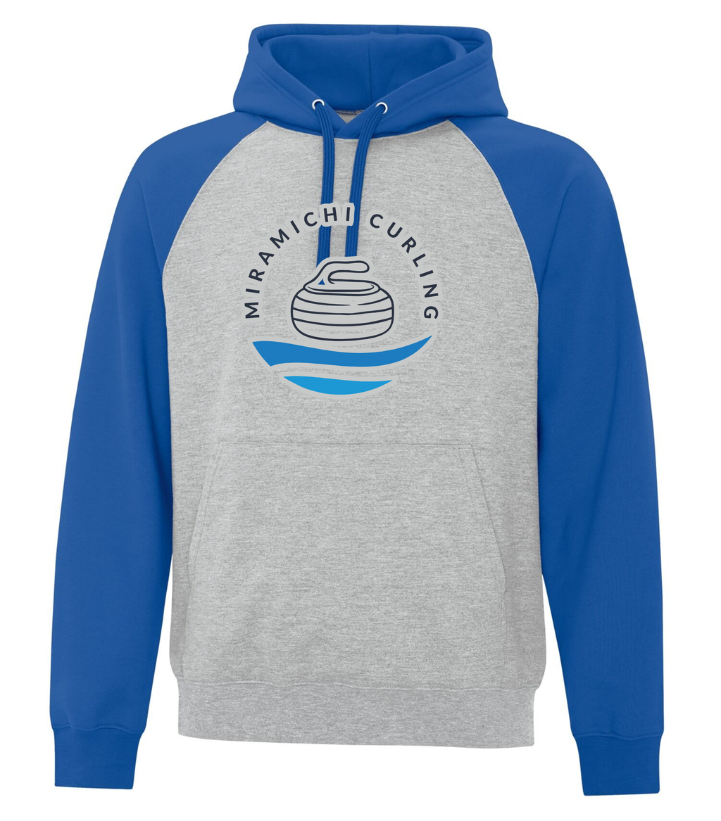 Two Tone Cotton Hoodie - Miramichi Curling Club 2024-25