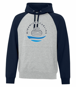 Two Tone Cotton Hoodie - Miramichi Curling Club 2024-25