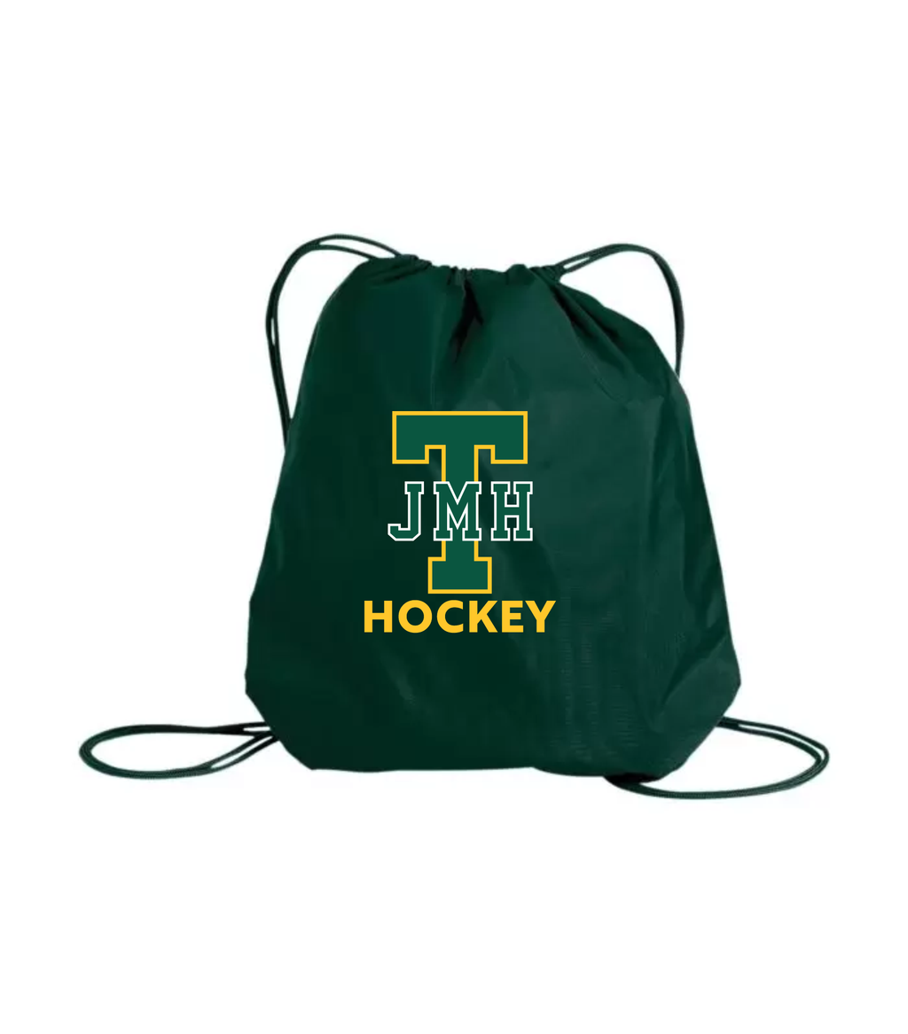 JMH Girls Hockey Cinch Bag - Hunter Green - ATC B-120