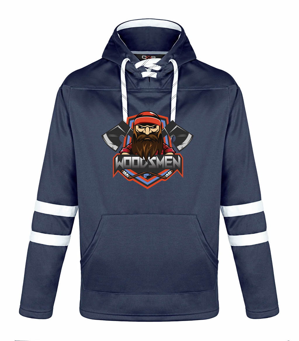 Hockey Hoodie - Polyester - Rogersville Woodsmen 2025