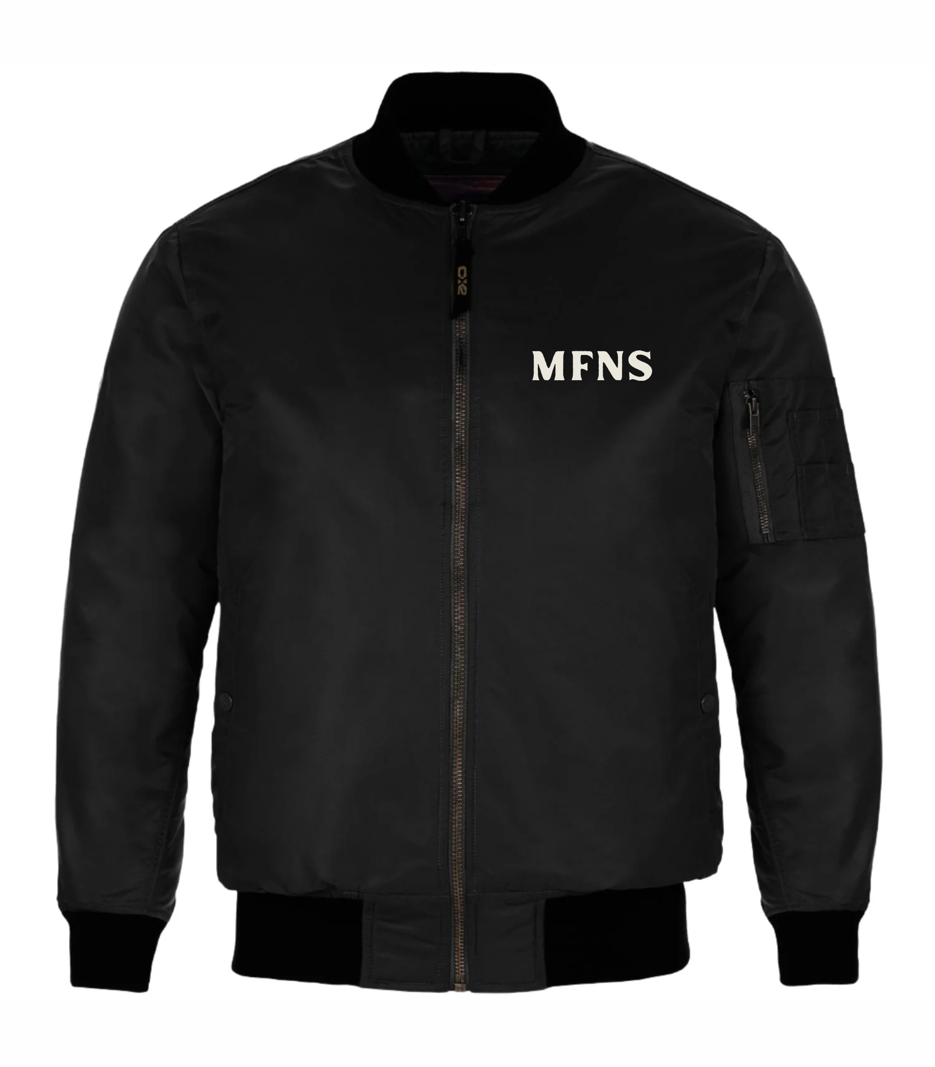 Lodge Bomber Jacket - Black Men & Women - Metepenagiag School 2024-25