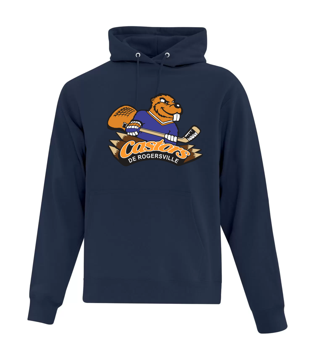 Cotton Hoodie - Navy - Rogersville Castors 2024-25