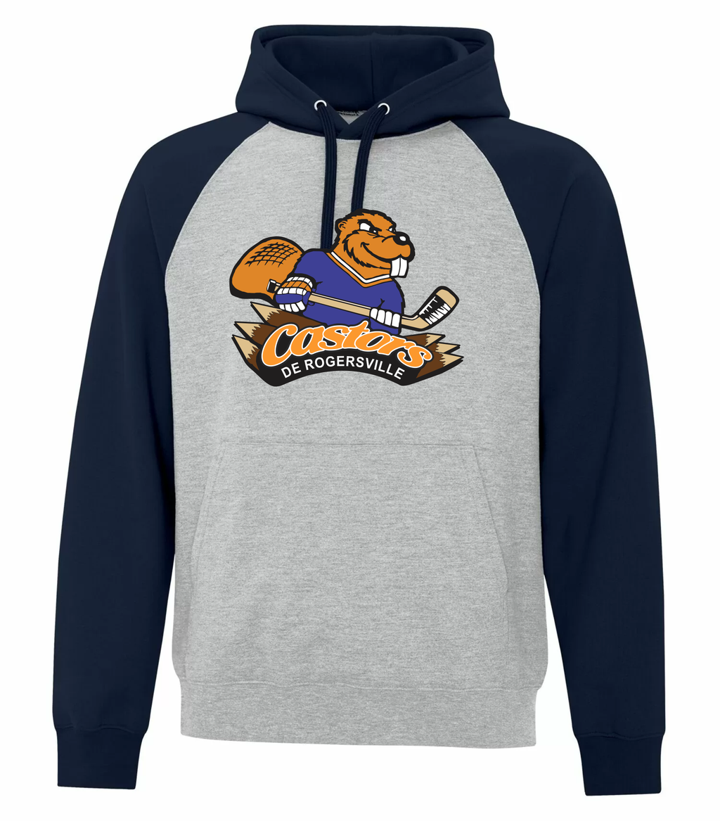 Two Tone Cotton Hoodie - Rogersville Castors 2024-25