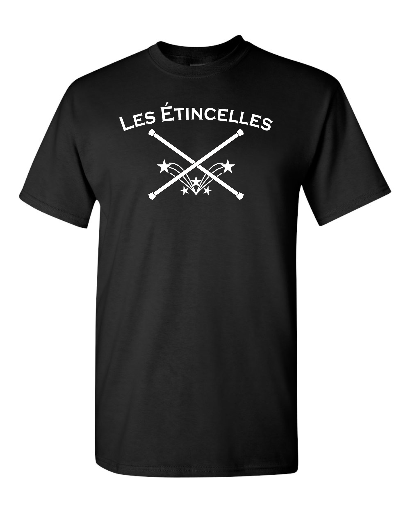 Les Étincelles - Cotton T-Shirt - Gildan 5000/L/B