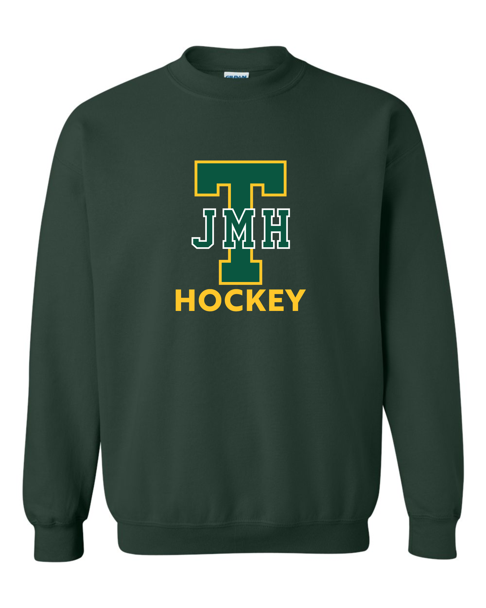 JMH Girls Hockey -Cotton Crewneck Sweatshirt - Gildan 18000