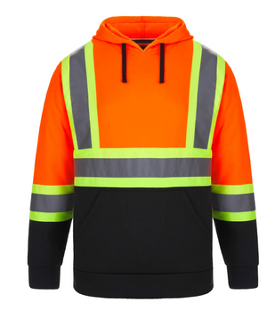 Long Haul - Safety Pullover Hooded Sweatshirt - Adult Hi-Vis - CX-2 L01375