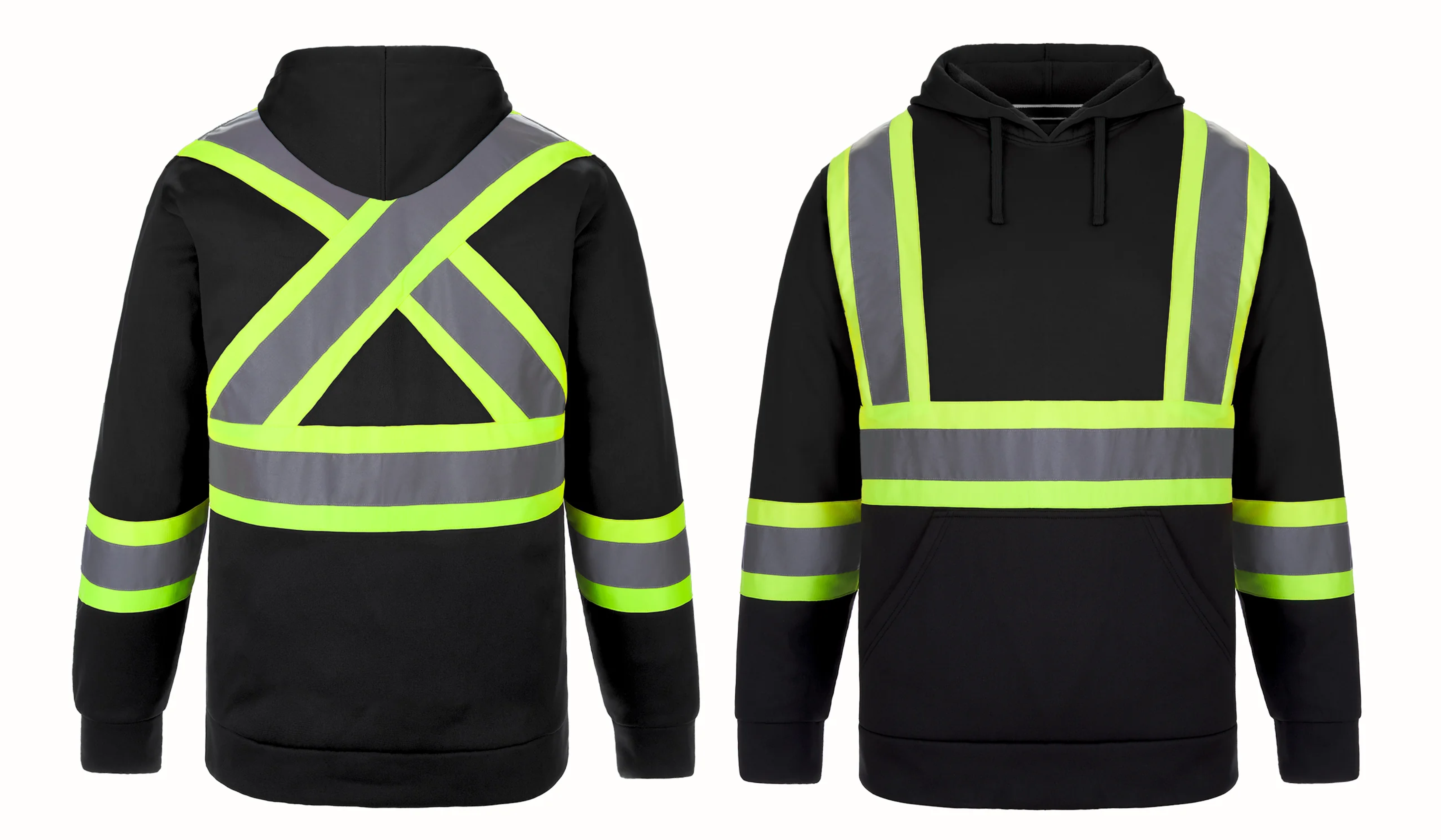 Long Haul - Safety Pullover Hooded Sweatshirt - Adult Hi-Vis - CX-2 L01375