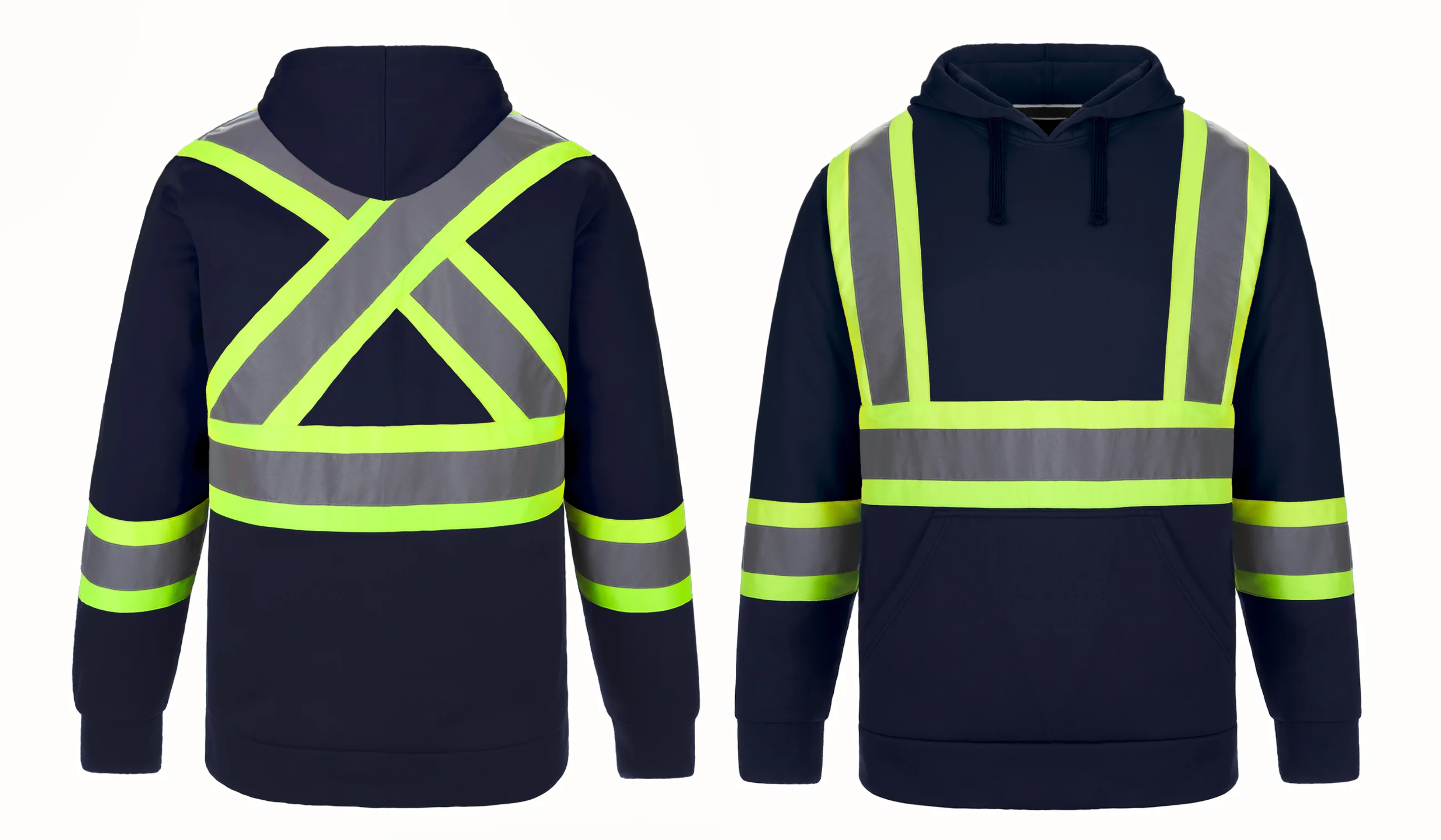 Long Haul - Safety Pullover Hooded Sweatshirt - Adult Hi-Vis - CX-2 L01375