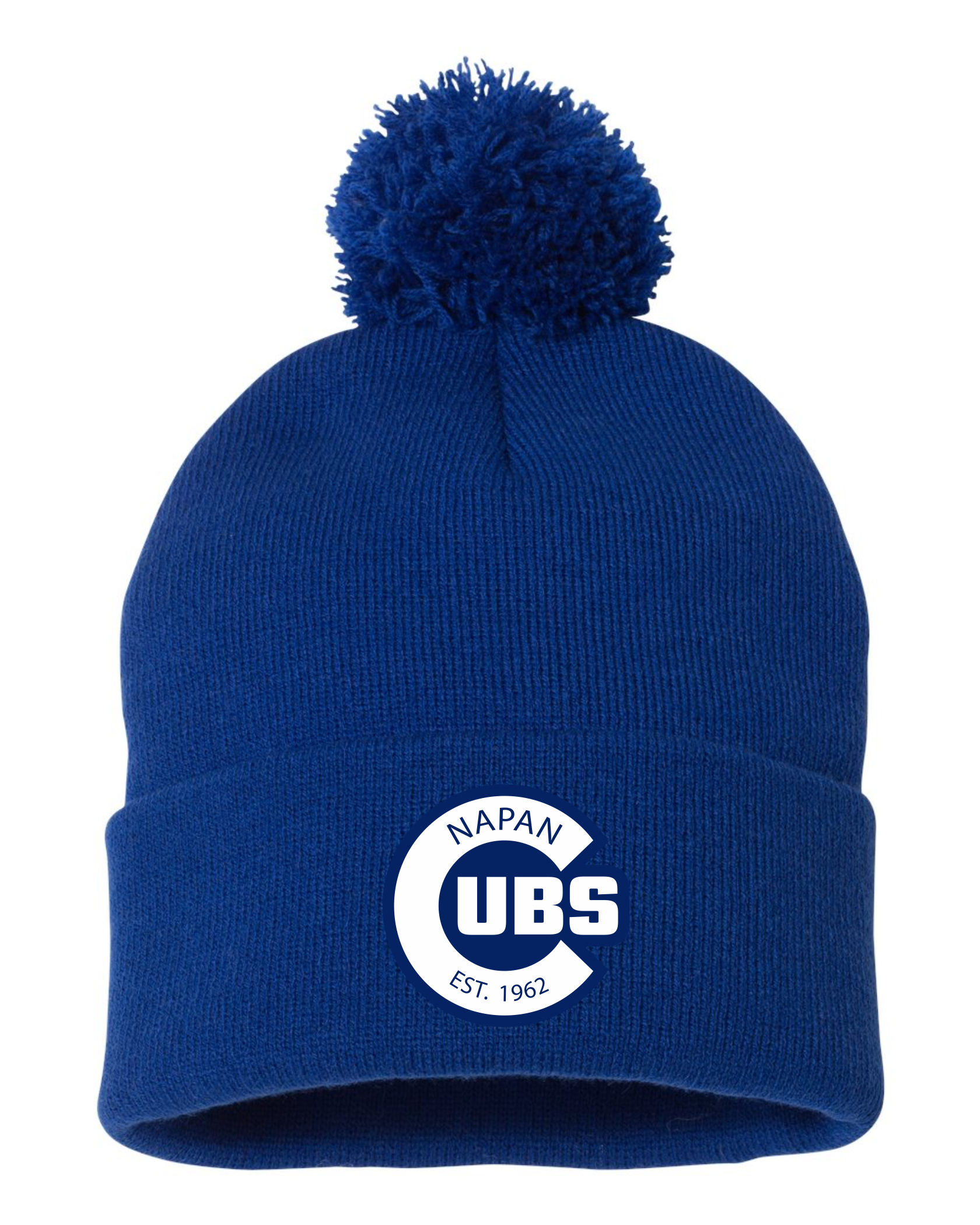 Pom Pom Royal/Heather Grey or Royal Blue Toque - Napan School 2024-25