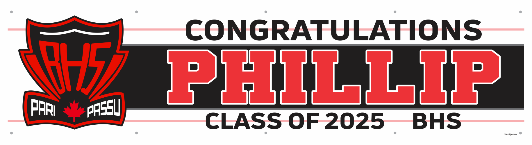 The "Phillip" Banner - 2' x 8'