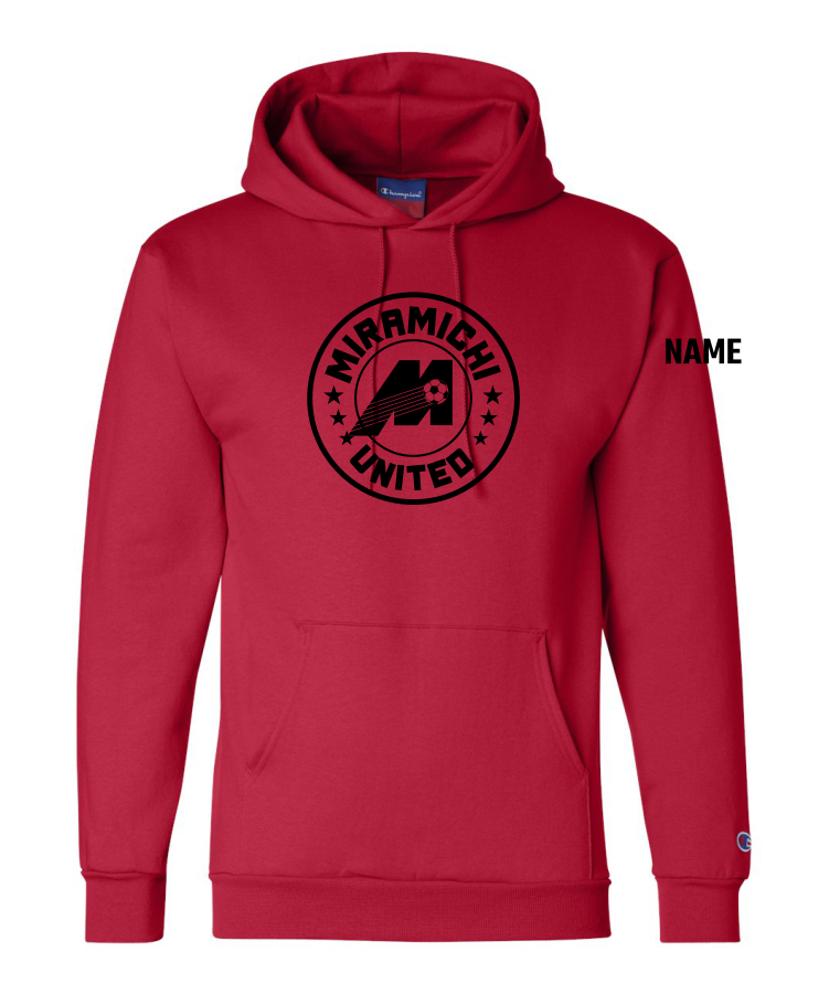 Miramichi United Soccer - Powerblend Hooded Sweatshirt - Champion S700