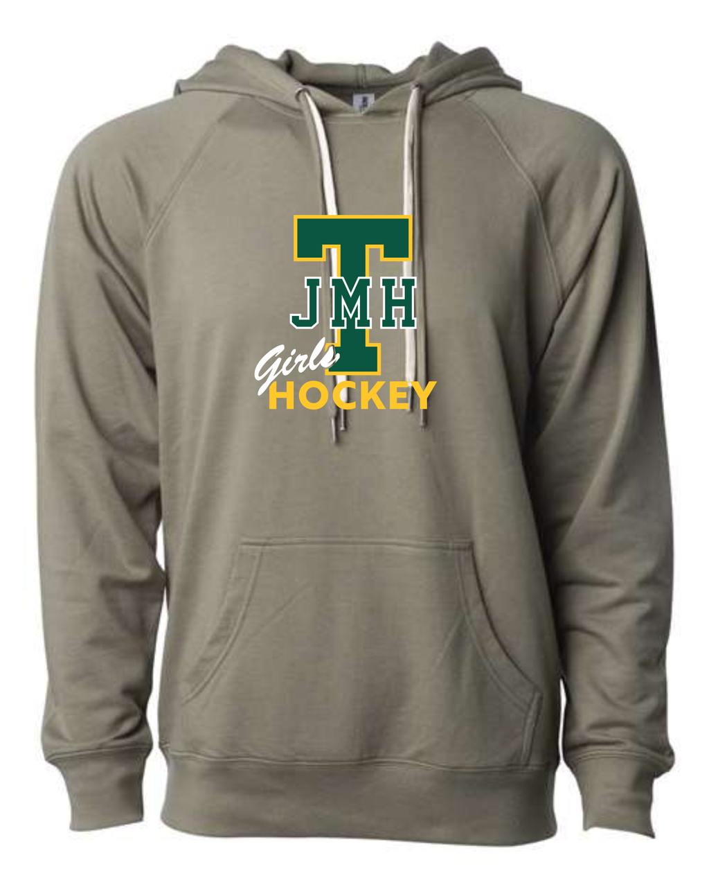 JMH Girls Hockey -Lightweight Hooded Sweatshirt - Independent Trading Co. SS1000