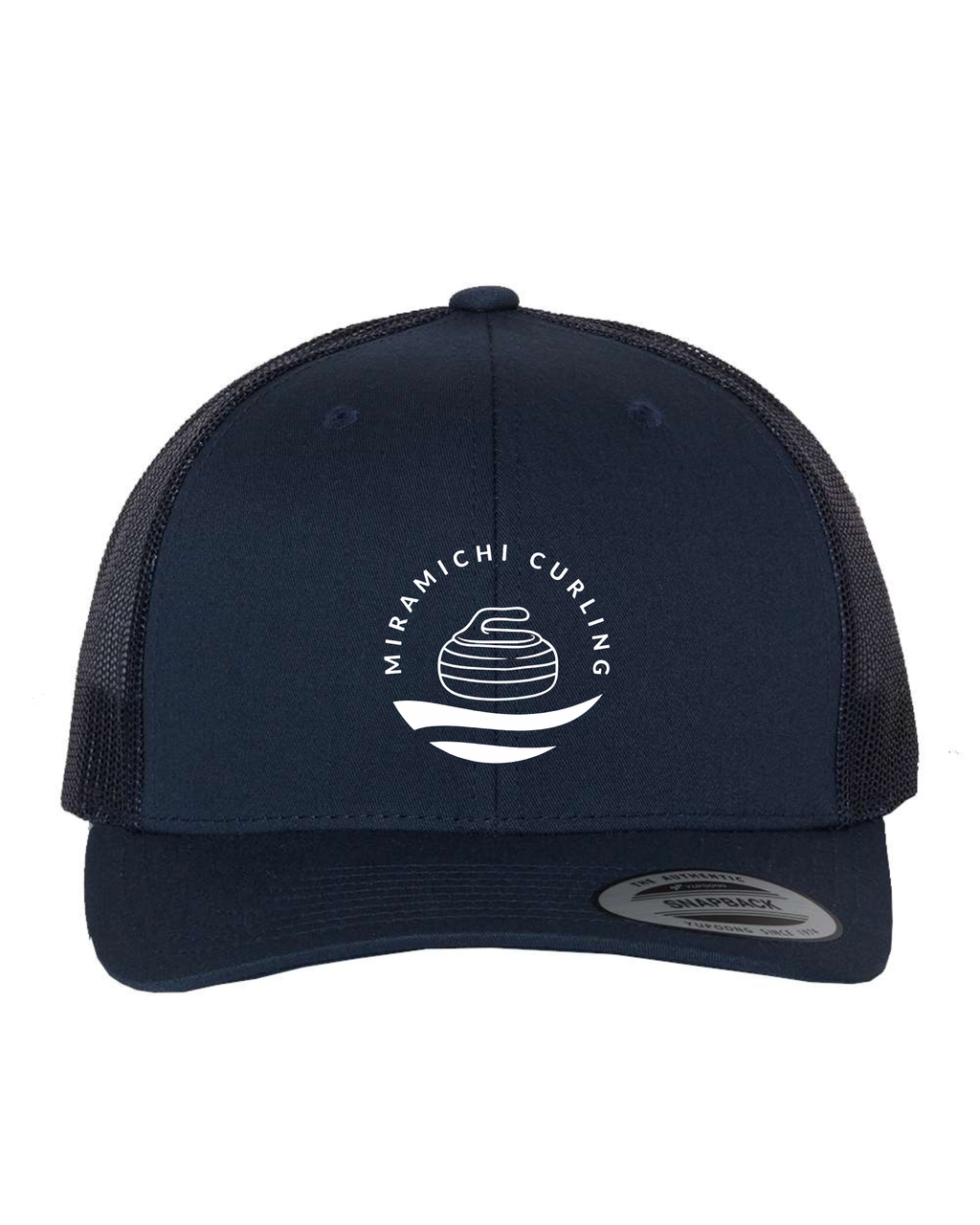 Snapback Hat - Navy - Miramichi Curling Club 2024 - 25