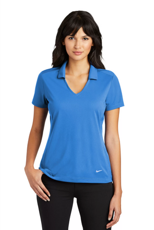 Nike blue clearance polo shirt