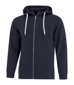 Mens Full-Zip Hoodie - Cotton/Polyester - ATC F2018