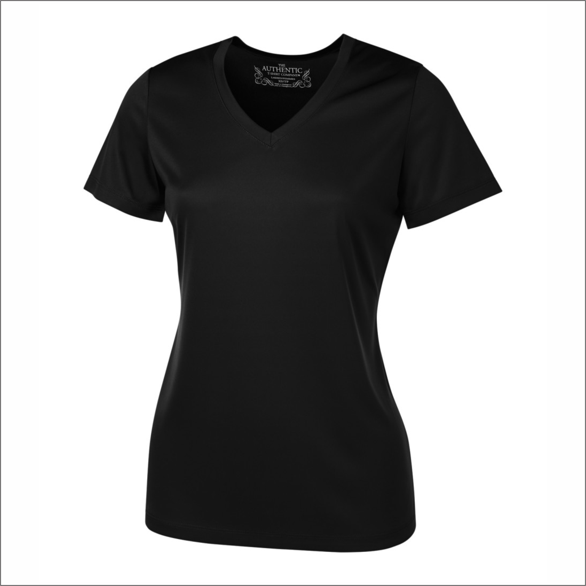 Ladies V-Neck T-Shirt - Polyester - ATC L3520 – River Signs