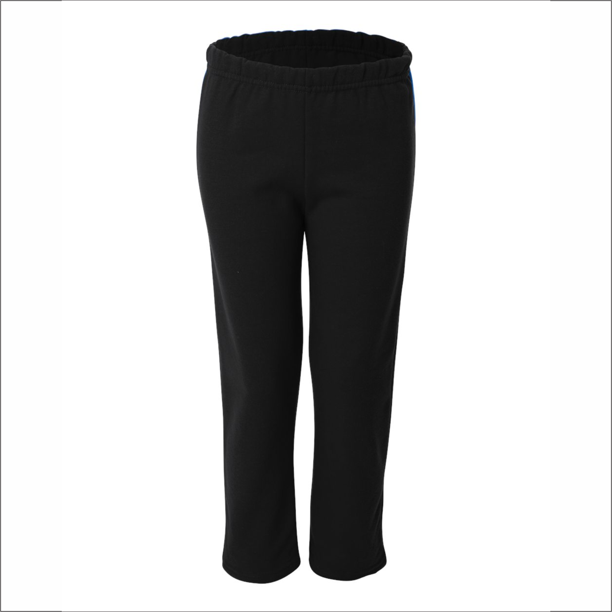 Youth Black Sweatpants - Open-Bottom - Gildan 18400B – River Signs