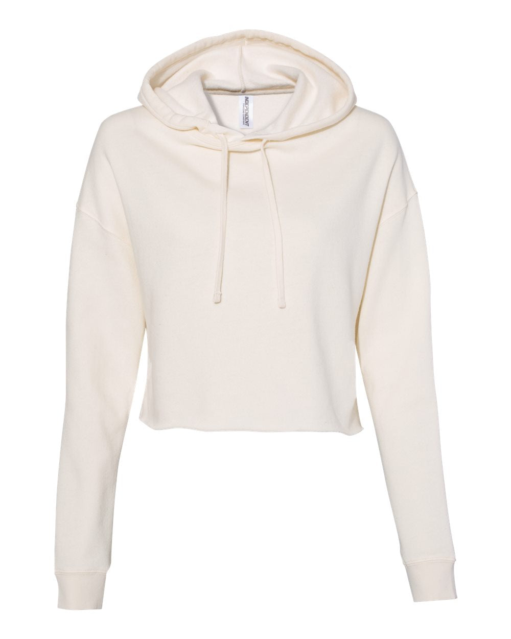 Lightweight Crop Hooded Ladies Sweatshirt - Independent Trading Co. AFX64CRP