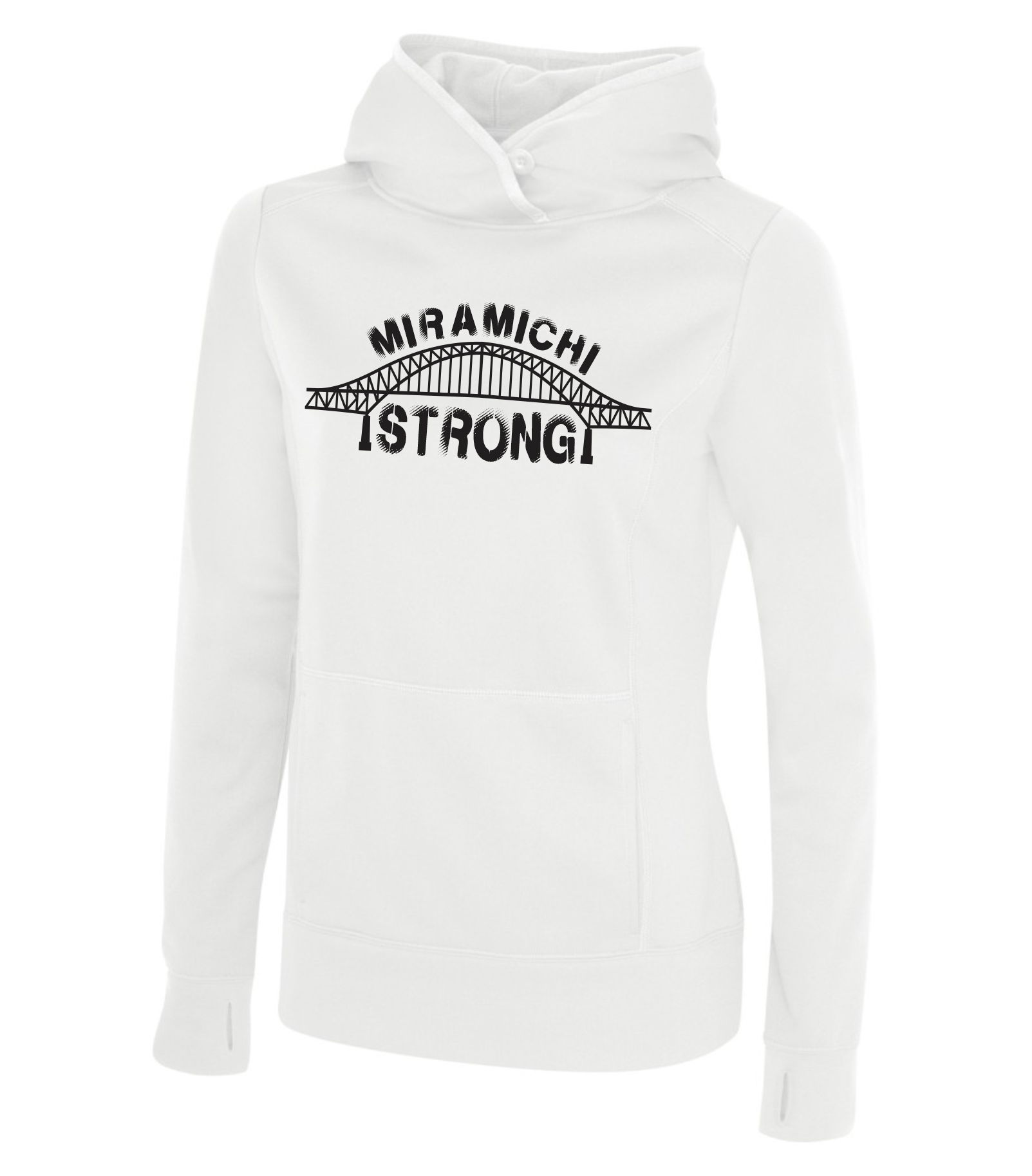 Miramichi Strong - Ladies Polyester Hoodie - ATC L2005