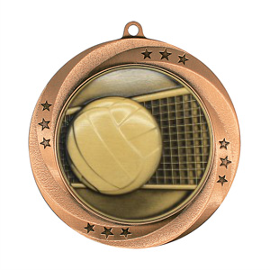 Sport Medals - Volleyball - Matrix Series MMI54917