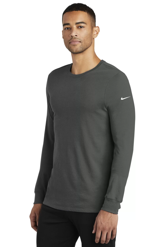 Dri-Fit Cotton & Polly Long Sleeve Men's Tee - Nike NKBQ5230