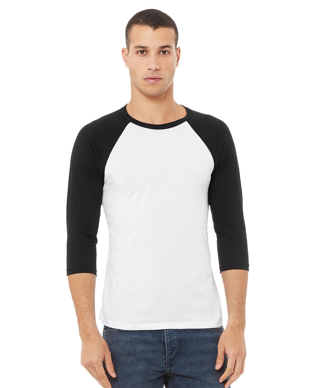 Three-Quarter Sleeve Unisex Baseball Tee - BELLA + CANVAS 3200