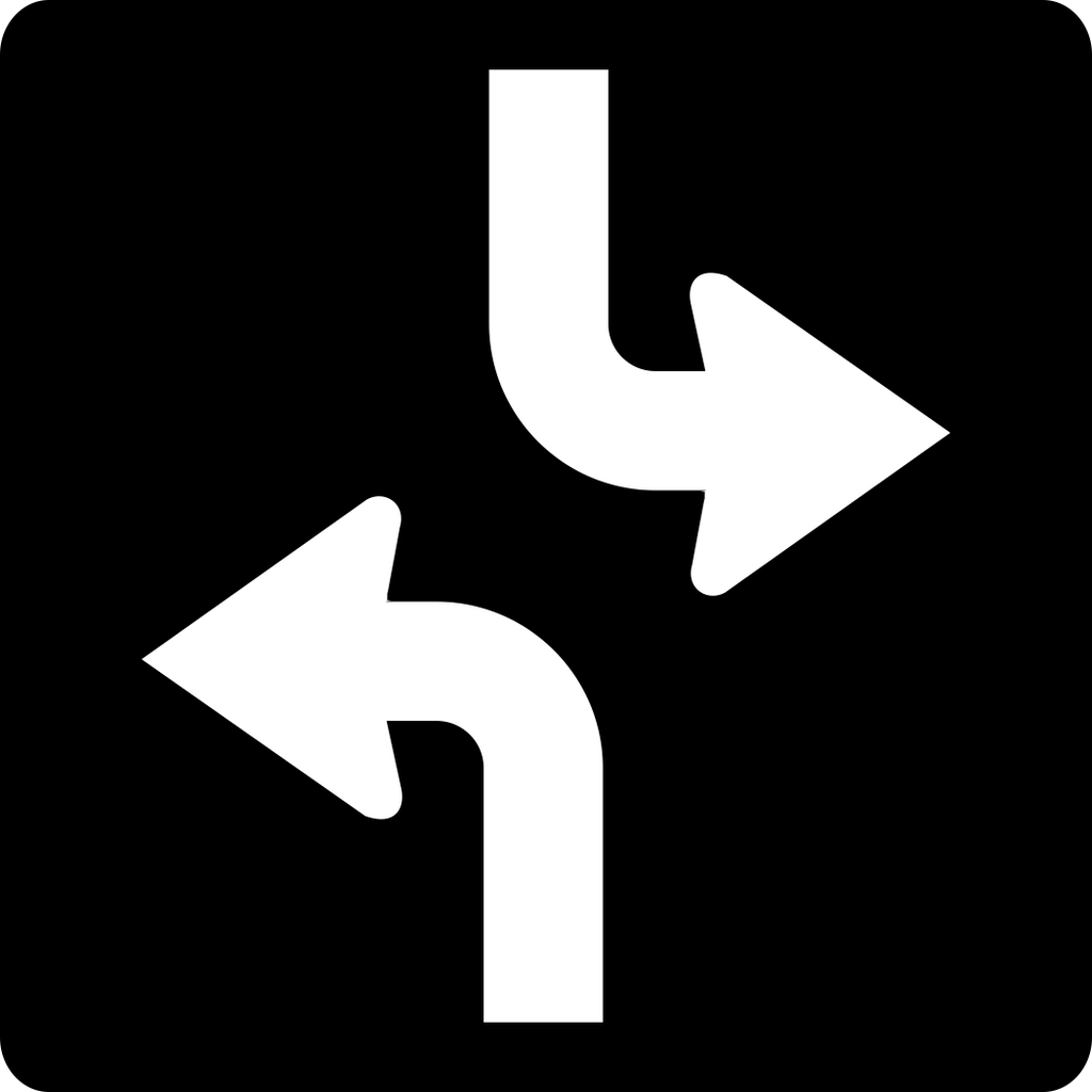 Two-Way Left Turn Lane Sign MUTCDC RB-48