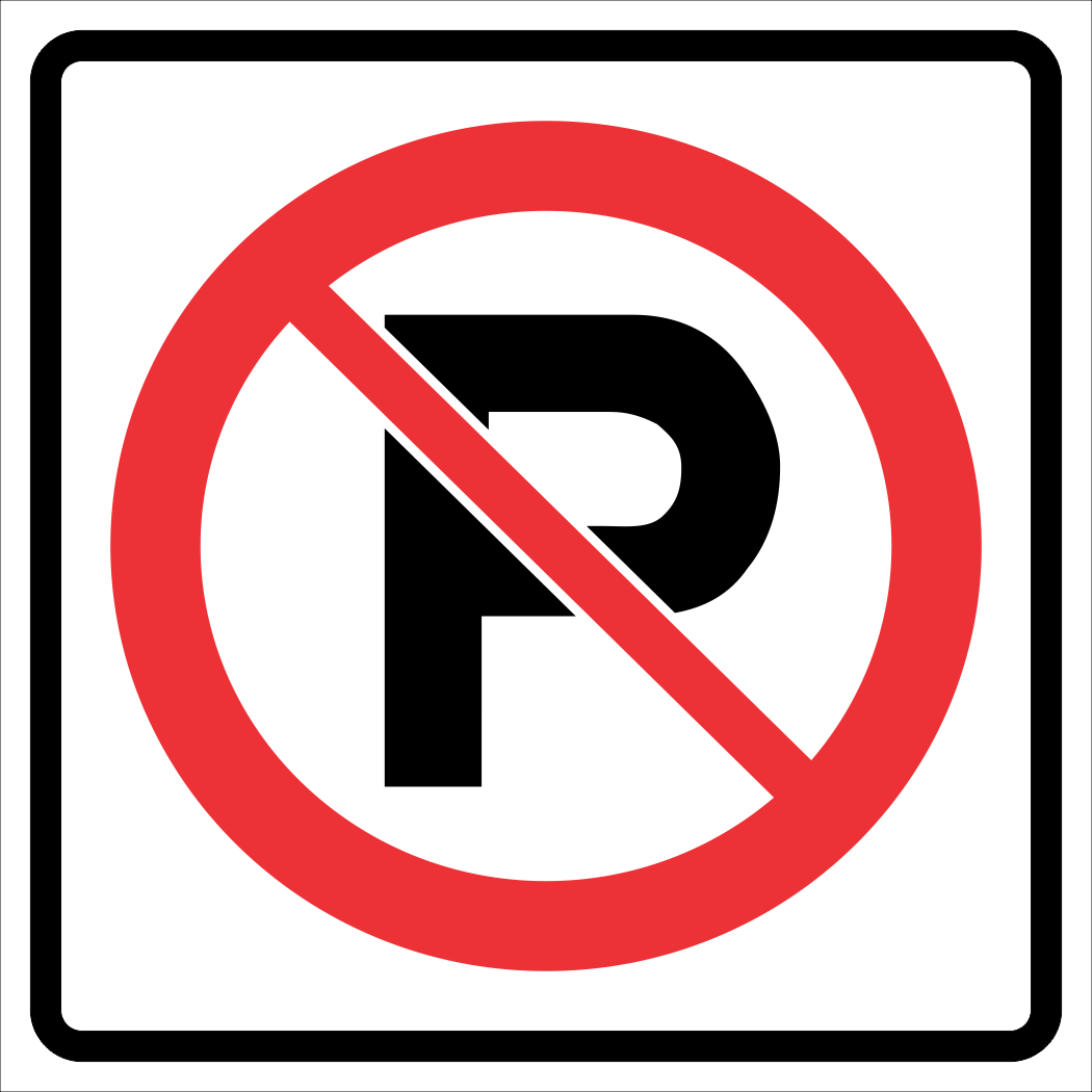 Parking Prohibited No Arrow Sign MUTCDC RB-51N – River Signs