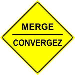 Merge Sign MUTCDC WA-16B